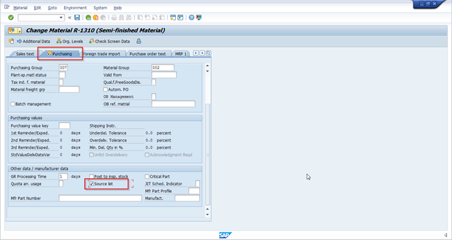 Source List in SAP MM